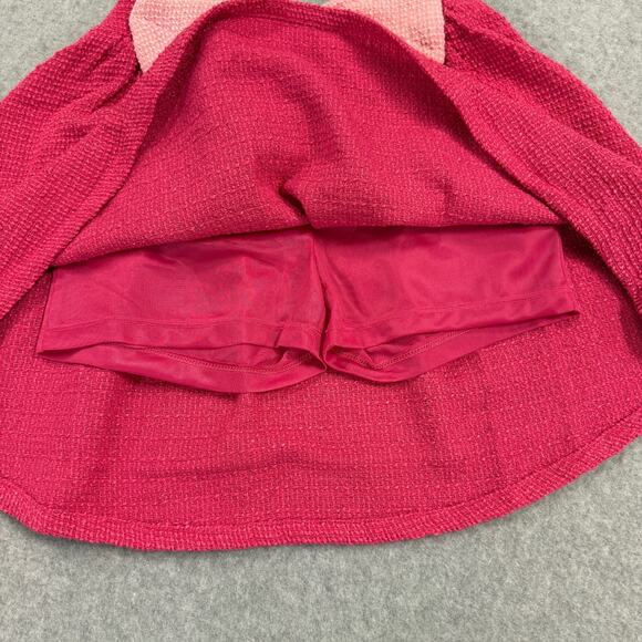 Shop The Mint Girls Set 10/12 Floral Ruffle Top Tweed Bow Skirt Fairy Princess - Picture 6 of 14